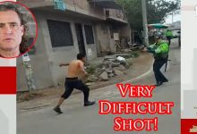 Aggressive Knife-Wielding Man Stopped By Lucky Officers