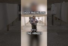 The correct way to shoot and reload ONE-HANDED #shorts #tips #military #training