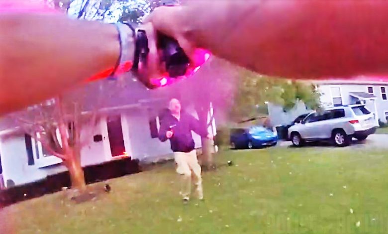 Officer Shoots Armed Man As Victims Run For Safety