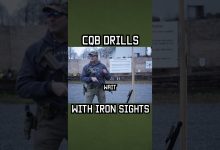 Try this next time you’re at the range! CQB drills with iron sights #cqb #military #tips