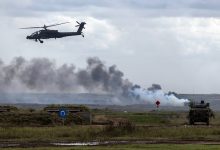 Apache helicopters downed drones in air-to-air combat with 30mm proximity ammo