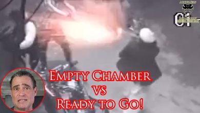 Defender Beats Robber By Smallest Margin to Stop the Threat