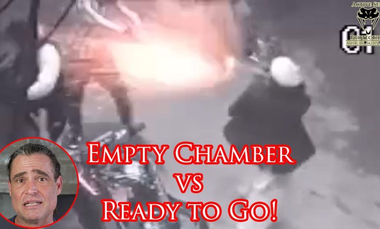 Defender Beats Robber By Smallest Margin to Stop the Threat