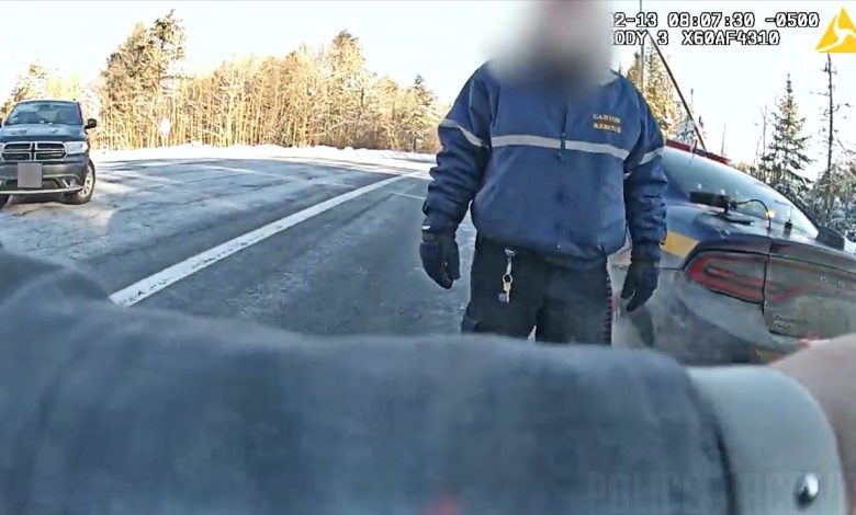 Driver Runs Stop Sign and Strikes New York State Trooper at a Crash Scene