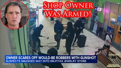 Jewelry Store Robbery Attempt Ends With Defensive Gunshot