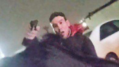 Bullet Tears Through Officers Hat During Close Call Shootout With Armed Suspect