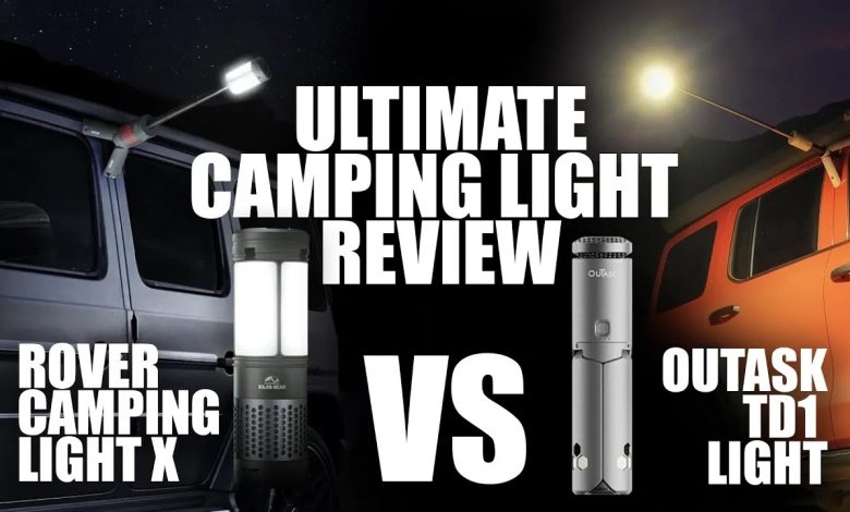 Ultimate Camping Light Review | Telescopic Rover Camping  X vs. Telescoping Outask TD1