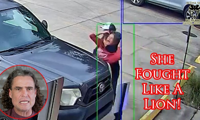 Brave Woman Fights To Break Free From Kidnapper