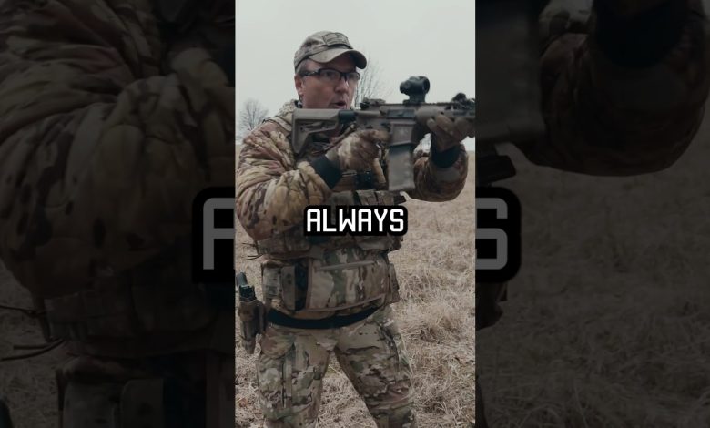 Do you reload your rifle, or switch to your pistol? Sound off in the comments. #shorts #military