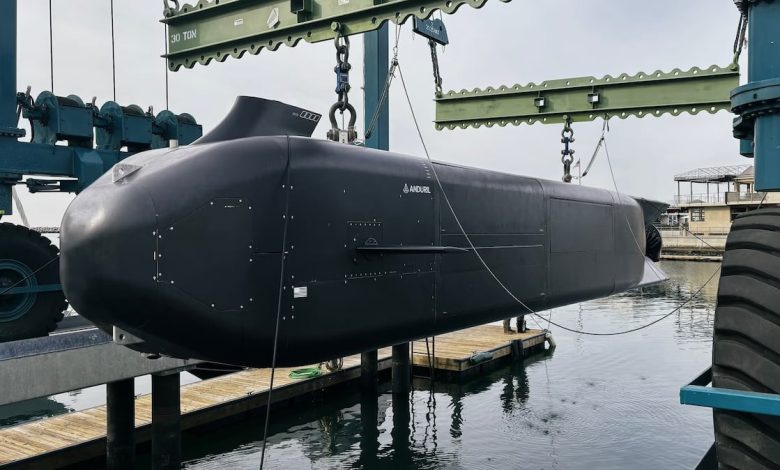 US Navy partners with Anduril to develop XL underwater vessel