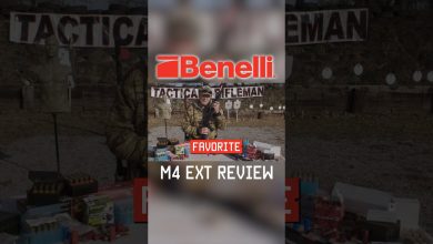 My new favorite shotgun- Benelli M4 EXT #military #benelli #shorts