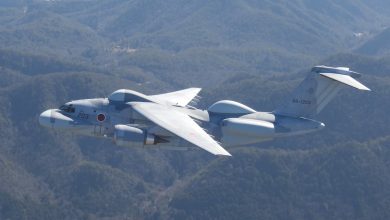 Japan’s new ‘ugly duckling’ electronic-warfare aircraft takes to the sky