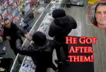 Shopkeep Puts Some Licks On Armed Robbers