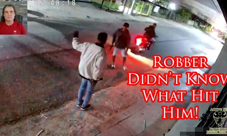 Intended Victim Has Sharp Surprise For Armed Robber