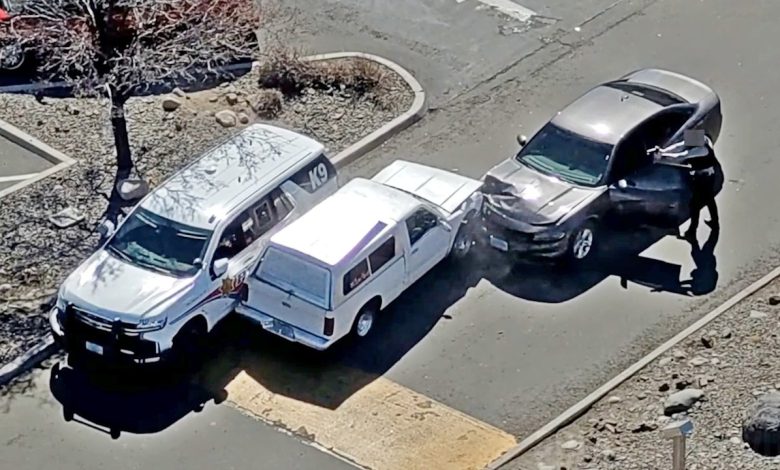 Suspect Calls 911 on Himself Then Drives at Police With Gun Drawn