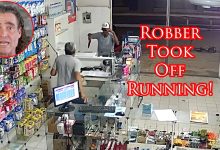Clerk Sends Armed Robber Scrambling