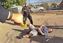 Robbery Suspect Crashes Car Then Pulls Knife On Officers