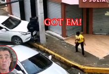 Fed Up Hero Runs Over Robbers