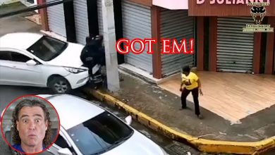 Fed Up Hero Runs Over Robbers