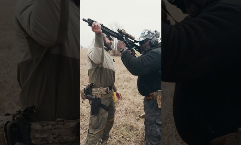 Is there a correct way to hold your rifle? #opinion #military