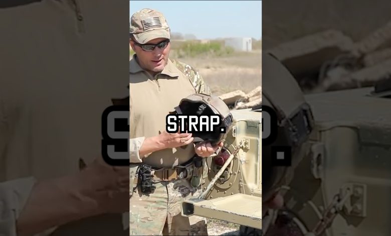 How Green Berets set up their helmet #greenberet #military #specialforces #gear