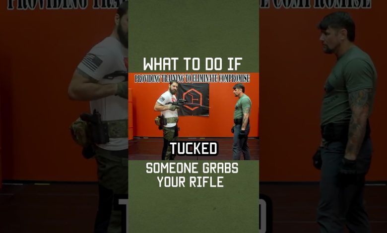 What To Do When Someone Grabs Your Rifle #selfdefense #military #specialforces