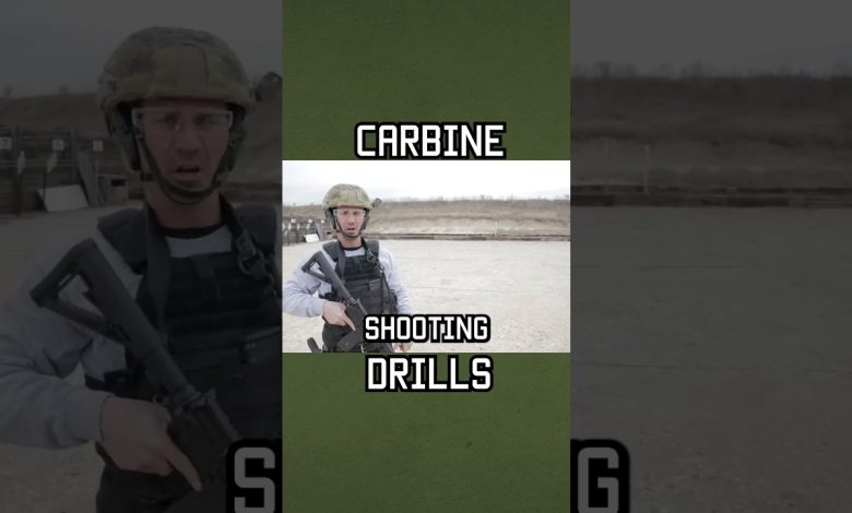 Carbine Shooting Drills for you to try! #shorts #military #training