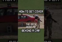 How to get cover behind a car #car #military #selfdefense
