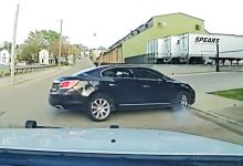 Homicide Suspect Instantly Floors it When Officer Gets Behind Him