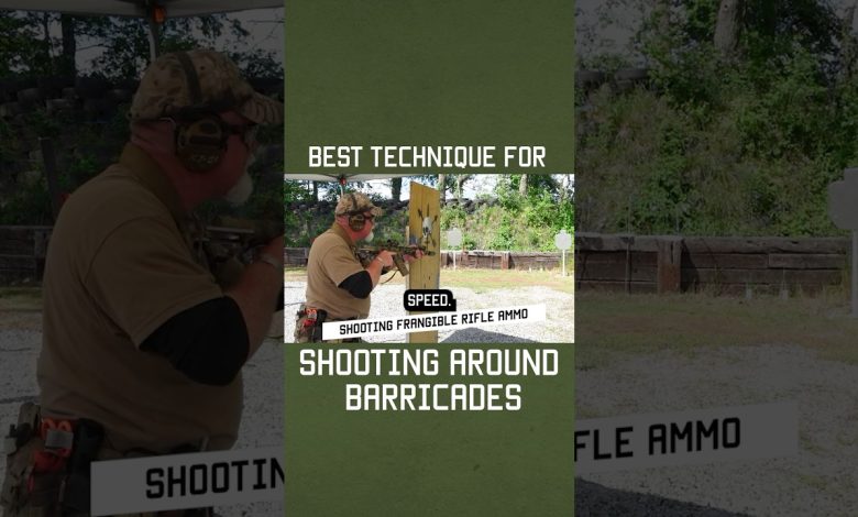 Best Technique for Shooting Around Barricades #military #tips #training