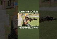 Combat Shooting Drill: Standing Kneeling Prone #specialforces #military #army #training