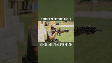Combat Shooting Drill: Standing Kneeling Prone #specialforces #military #army #training