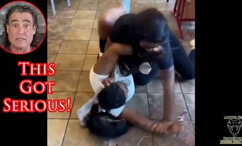 Popeye’s Employee Shows Waffle House Scrapping Skills!