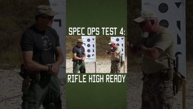 Spec Ops Test 4: Rifle High Ready #shorts #specialforces #military