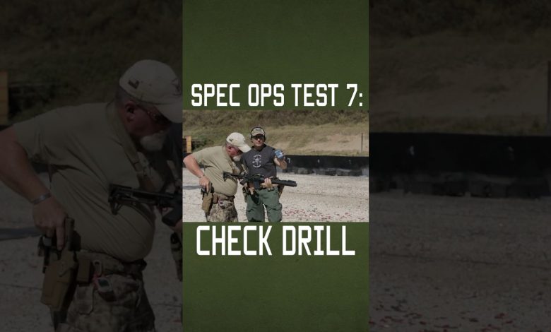 Spec Ops Test 7: Check Drill #shorts #training #specialforces