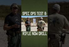 Spec Ops Test 8: Rifle Now Drill #shorts #training #military #specialforces