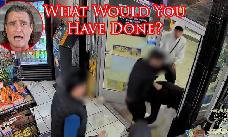 Clerk Tries to Stop Multiple Shoplifters in Fresno, California