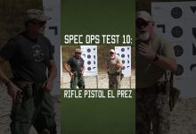 Spec Ops Test 10: Rifle Pistol El Prez #shorts #training #military #drill