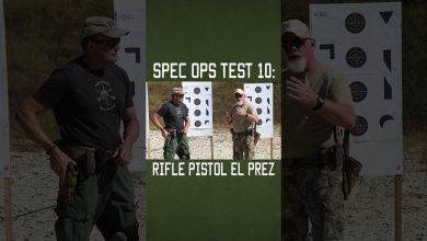 Spec Ops Test 10: Rifle Pistol El Prez #shorts #training #military #drill