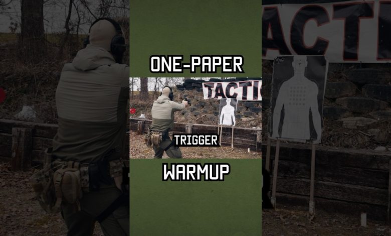 Try this drill: One-Paper Warmup #training #shorts #military