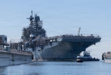 Navy ‘going to study’ possibility of building ships outside US, Phelan says