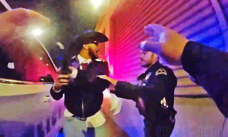 Officer Fires Gun After Being Knocked To The Ground