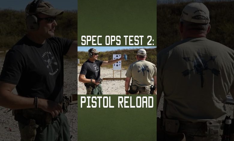 Spec Ops Test 2: Pistol Reload #specialforces #shorts #training #military