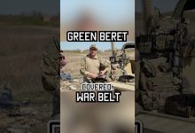 Green Beret War Belt #shorts #greenberet #specialforces