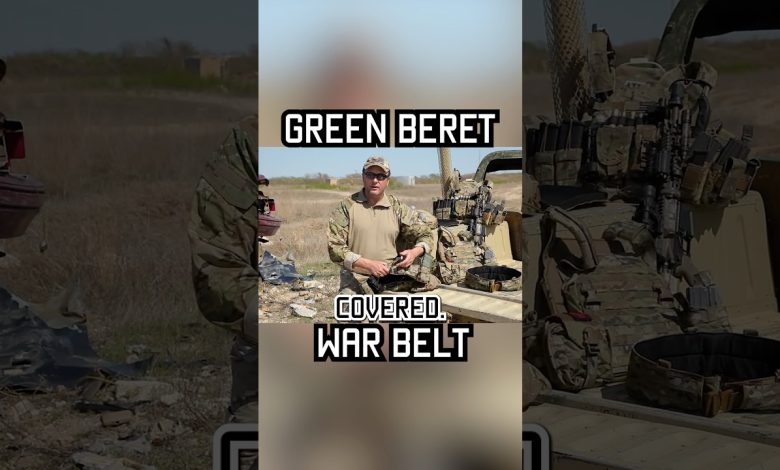 Green Beret War Belt #shorts #greenberet #specialforces