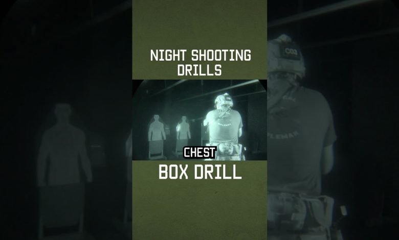 Night Shooting Drills: Box Drill #nightvision #specialforces #military