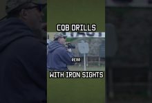 Special Forces CQB Drills using Iron Sights #shorts #cqb #military