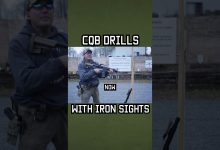 CQB RIFLE DRILLS WITH IRON SIGHTS #rifle #shorts #military