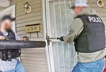 Suspect Armed With Revolver Gets Shot During Police Entry