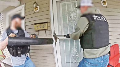 Suspect Armed With Revolver Gets Shot During Police Entry